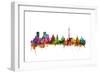 Moscow Russia Skyline-Michael Tompsett-Framed Art Print