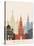 Moscow Skyline Poster-paulrommer-Stretched Canvas