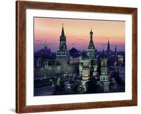 Moscow St Basils 1-Charles Bowman-Framed Photographic Print