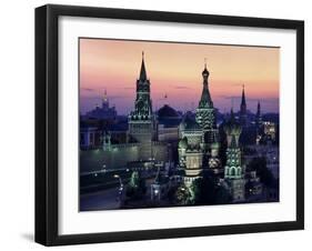 Moscow St Basils 1-Charles Bowman-Framed Photographic Print