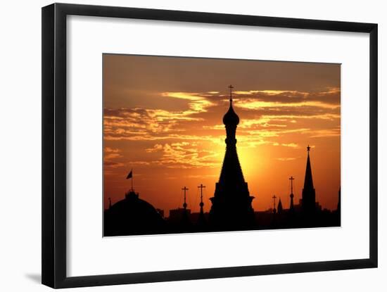 Moscow St Basils-Charles Bowman-Framed Photographic Print