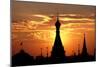 Moscow St Basils-Charles Bowman-Mounted Photographic Print