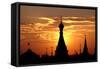 Moscow St Basils-Charles Bowman-Framed Stretched Canvas