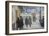 Moscow Street, 1922-Sergei Arsenyevich Vinogradov-Framed Giclee Print