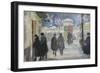 Moscow Street, 1922-Sergei Arsenyevich Vinogradov-Framed Giclee Print