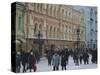 Moscow Street in Winter, Russia-Liba Taylor-Stretched Canvas