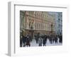 Moscow Street in Winter, Russia-Liba Taylor-Framed Photographic Print