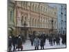 Moscow Street in Winter, Russia-Liba Taylor-Mounted Photographic Print