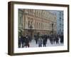 Moscow Street in Winter, Russia-Liba Taylor-Framed Photographic Print