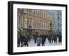 Moscow Street in Winter, Russia-Liba Taylor-Framed Photographic Print