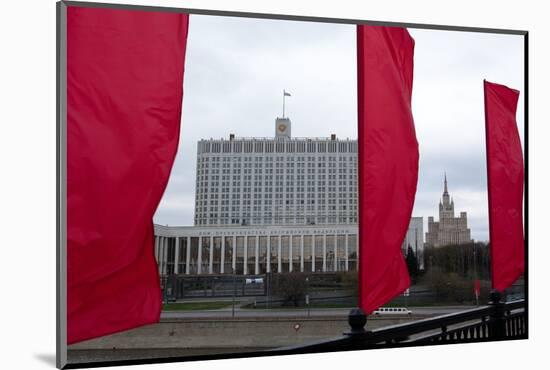 Moscow, the White House, Seat of Government-Catharina Lux-Mounted Photographic Print