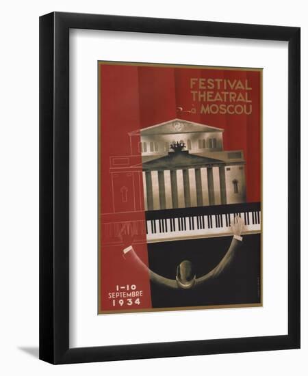 Moscow Theater-null-Framed Giclee Print