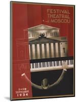 Moscow Theater-null-Mounted Giclee Print