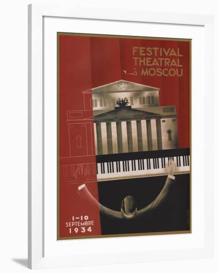 Moscow Theater-null-Framed Giclee Print