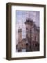 Moscow, Uliza Tverskaya, Modern Glass Front with Reflection-Catharina Lux-Framed Photographic Print