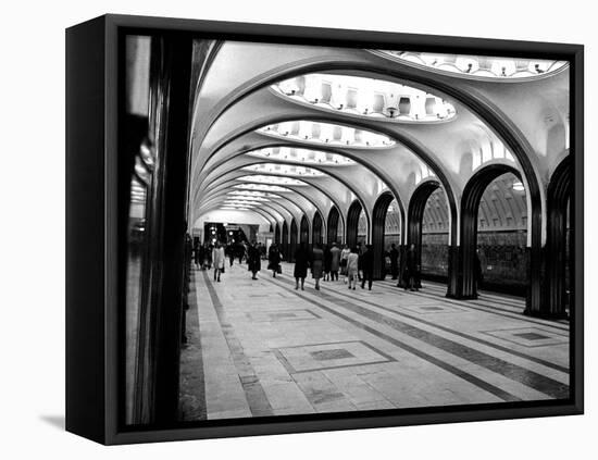 Moscow Underground-null-Framed Stretched Canvas