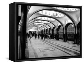 Moscow Underground-null-Framed Stretched Canvas