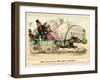 Mose, Lize, and Little Mose Going to California, 1849-John L. Magee-Framed Giclee Print
