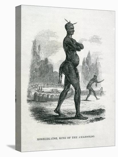 Moselekatse King of the Amazooloo, 1852-William Cornwallis Harris-Stretched Canvas