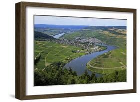 Moselle Valley near Mehring, Rhineland-Palatinate, Germany, Europe-Hans-Peter Merten-Framed Photographic Print