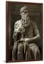 Moses. 1513-1515. Statue by Michelangelo (1475-1564). Marble-null-Framed Giclee Print
