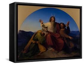 Moses, Aaron and Hur, 1837-Alexander Heubel-Framed Stretched Canvas