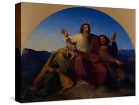 Moses, Aaron and Hur, 1837-Alexander Heubel-Stretched Canvas