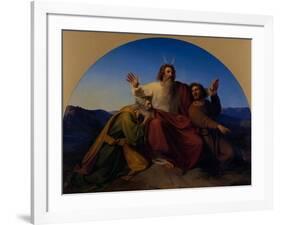 Moses, Aaron and Hur, 1837-Alexander Heubel-Framed Giclee Print