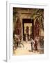 Moses and Aaron before Pharaoh - Bible-William Brassey Hole-Framed Giclee Print