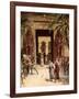 Moses and Aaron before Pharaoh - Bible-William Brassey Hole-Framed Giclee Print