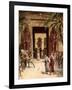 Moses and Aaron before Pharaoh - Bible-William Brassey Hole-Framed Giclee Print