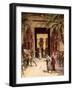 Moses and Aaron before Pharaoh - Bible-William Brassey Hole-Framed Giclee Print