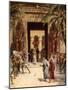 Moses and Aaron before Pharaoh - Bible-William Brassey Hole-Mounted Giclee Print