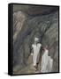 Moses and Aaron Go Up to Mount Sinai-James Tissot-Framed Stretched Canvas