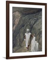 Moses and Aaron Go Up to Mount Sinai-James Tissot-Framed Giclee Print