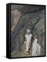 Moses and Aaron Go Up to Mount Sinai-James Tissot-Framed Stretched Canvas