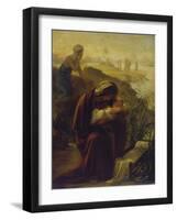 Moses and His Mother-Philipp Veit-Framed Giclee Print