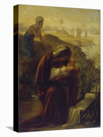 Moses and His Mother-Philipp Veit-Stretched Canvas