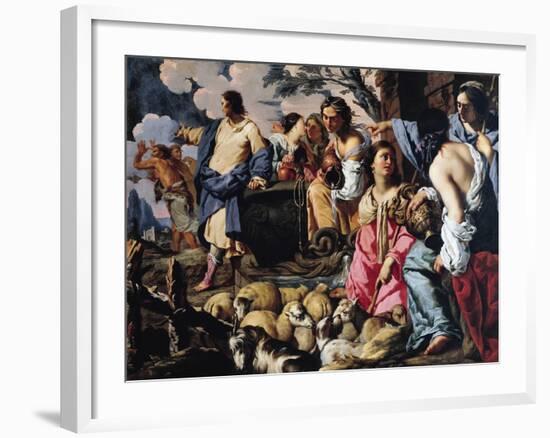 Moses and Jethro's Daughters-Sigismondo Coccapani-Framed Giclee Print