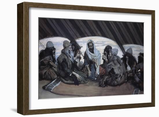 Moses and Jethro-James Tissot-Framed Giclee Print