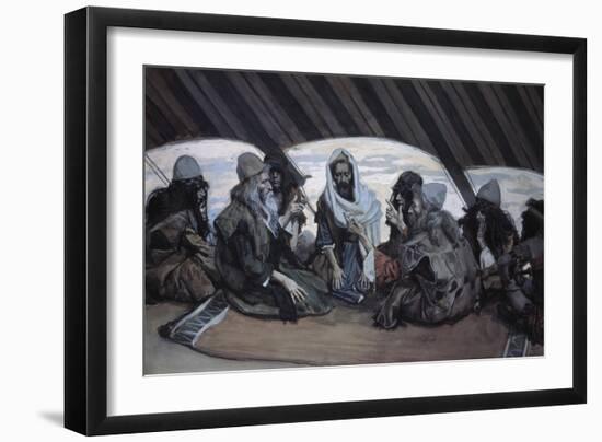 Moses and Jethro-James Tissot-Framed Giclee Print