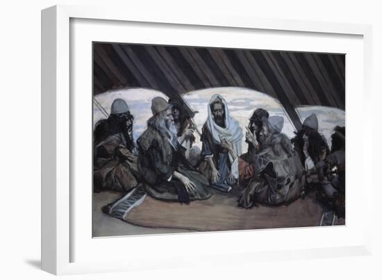 Moses and Jethro-James Tissot-Framed Giclee Print