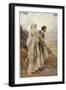 Moses and Joshua Descend from Mount Sinai-null-Framed Art Print