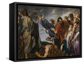 Moses and the Brazen Serpent, 1618-20-Anthony van Dyck-Framed Stretched Canvas