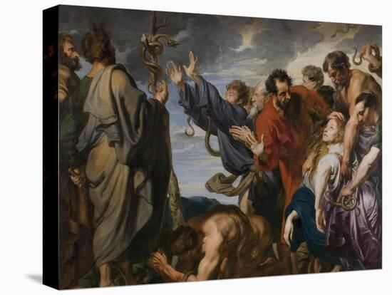 Moses and the Brazen Serpent, 1618-20-Anthony van Dyck-Stretched Canvas