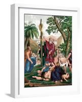 Moses and the Brazen Serpent, C1860-null-Framed Giclee Print