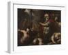 Moses and the Brazen Serpent-Italian School-Framed Giclee Print