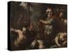 Moses and the Brazen Serpent-Italian School-Stretched Canvas