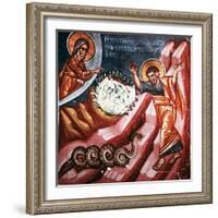 Moses and the Burning Bush, 1494-Philippos Goul-Framed Giclee Print