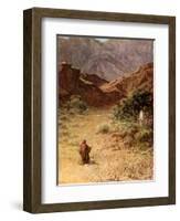 Moses and the Burning bush - Bible-William Brassey Hole-Framed Giclee Print